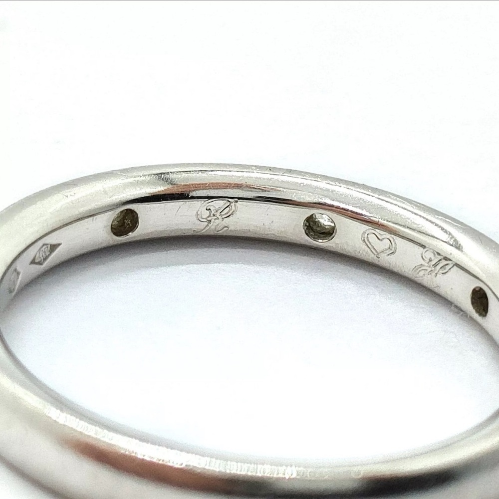 Van Cleef and Arpels Ring Infini Etoile Diamond Platinum Size 5 3/8 - Picture 3 of 8